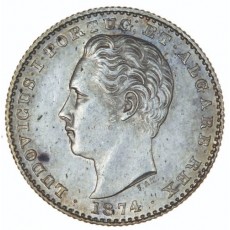 Portugal D. Luís I 100 Reis 1874